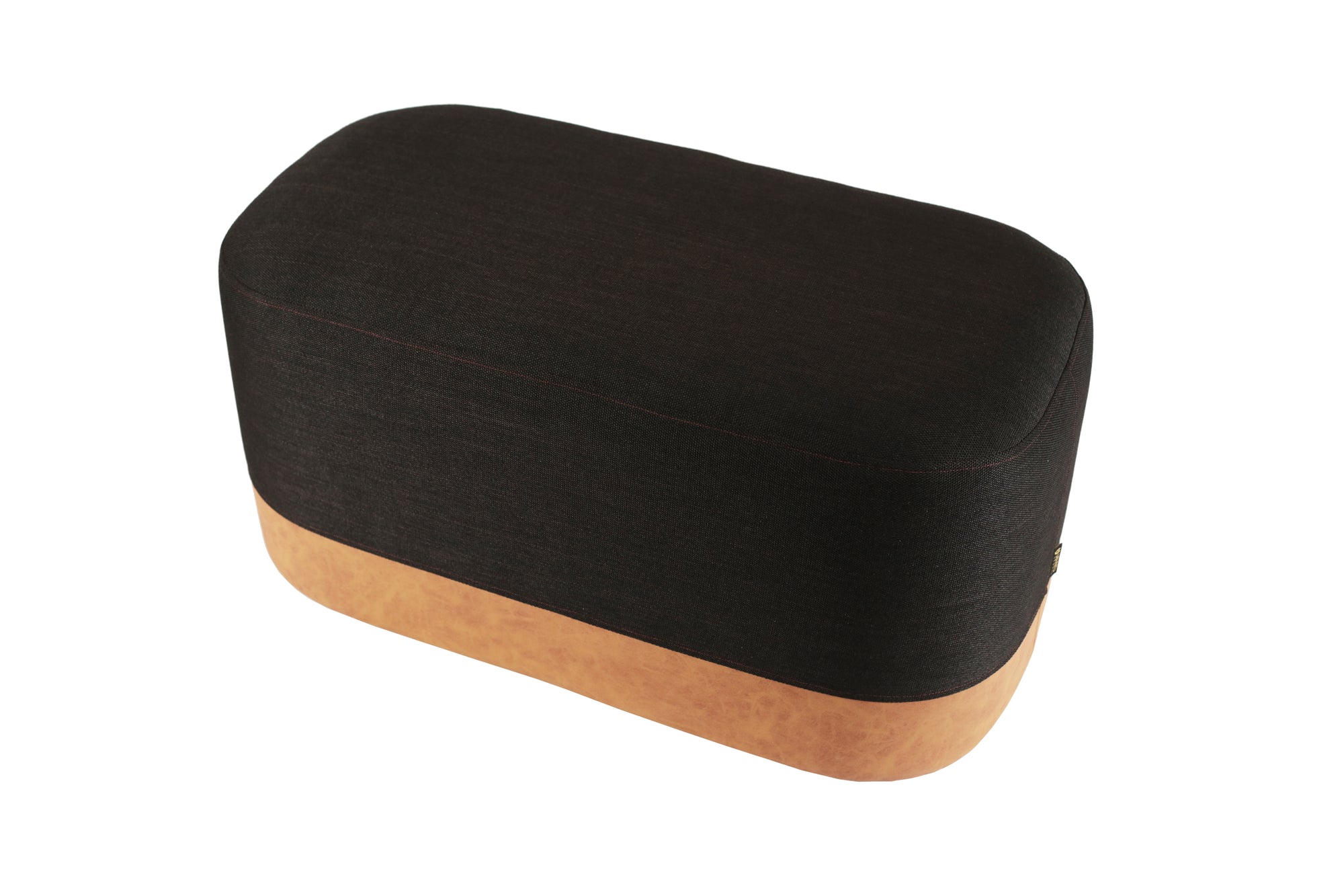 Low Pouf Rectangular Negro