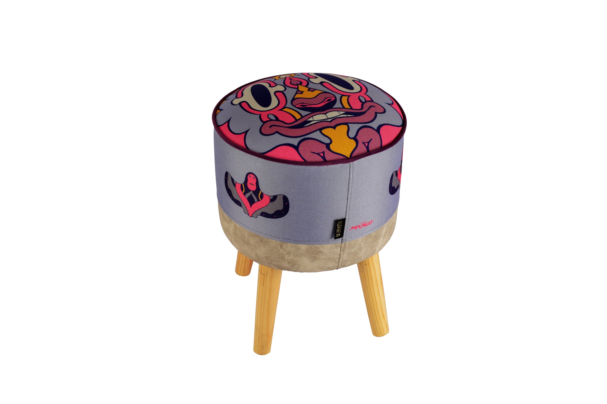 Tuku Pouf Santi Morado