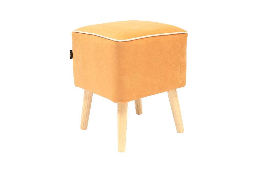 Pouf New Line Mustard