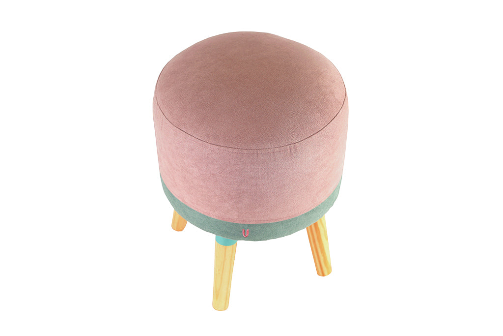 Pouf Santi Rosa Cielo